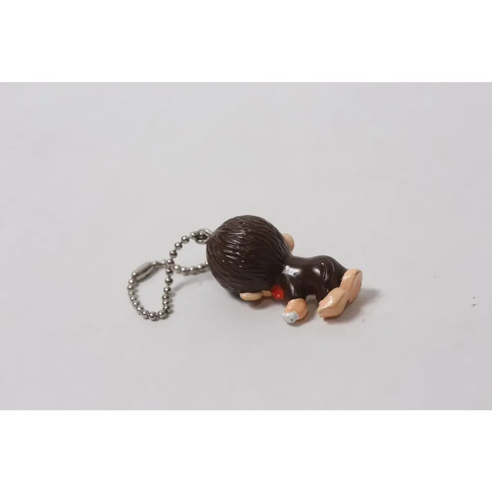 1979 Sekiguchi Monchhichi Guitar Player Keychain Mini Charm ~ 260826-WH 1252
